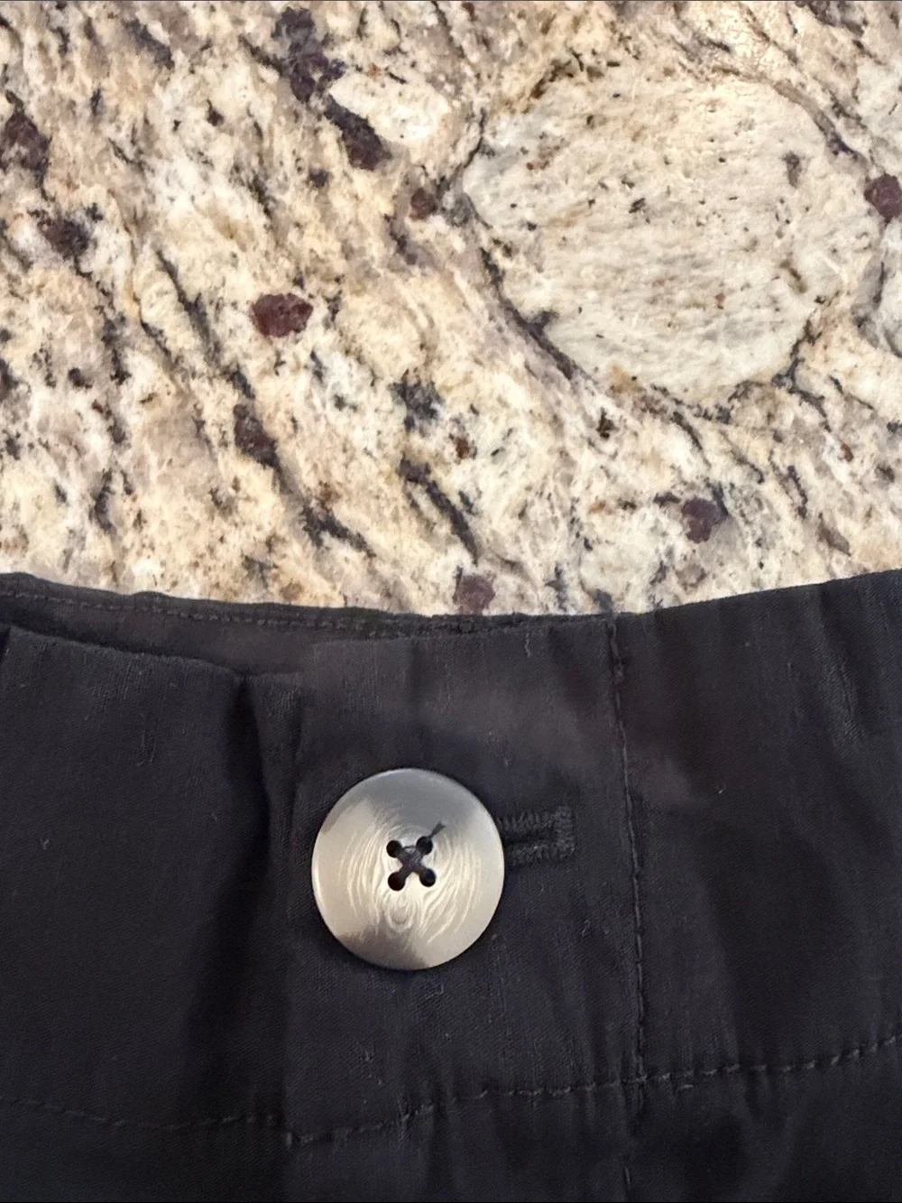 Maeve The Colette Cropped Wide-Leg Pants Women’s Black Stretch Linen Blend Sz 27 - Picture 9 of 12